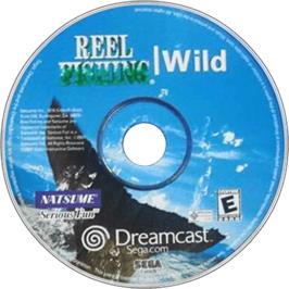 Artwork on the Disc for Reel Fishing: Wild on the Sega Dreamcast.