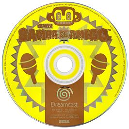 Artwork on the Disc for Samba De Amigo on the Sega Dreamcast.