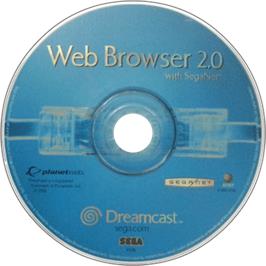 Artwork on the Disc for Sega Swirl on the Sega Dreamcast.