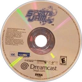 Artwork on the Disc for Sports Jam on the Sega Dreamcast.