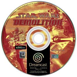 Artwork on the Disc for Star Wars: Demolition on the Sega Dreamcast.