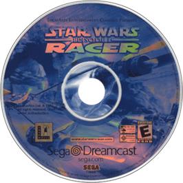 Artwork on the Disc for Star Wars: Episode I - Racer on the Sega Dreamcast.