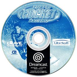 Artwork on the Disc for Surf Rocket Racers on the Sega Dreamcast.