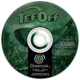 Artwork on the Disc for Tee Off on the Sega Dreamcast.