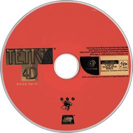 Artwork on the Disc for Tetris 4D on the Sega Dreamcast.