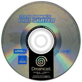 Artwork on the Disc for Tony Hawk's Pro Skater 2 on the Sega Dreamcast.