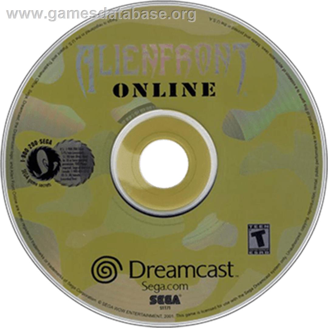 Alien Front Online - Sega Dreamcast - Artwork - Disc