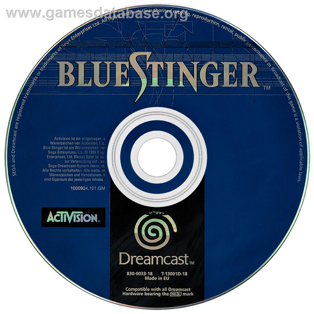 Blue Stinger - Sega Dreamcast - Artwork - Disc