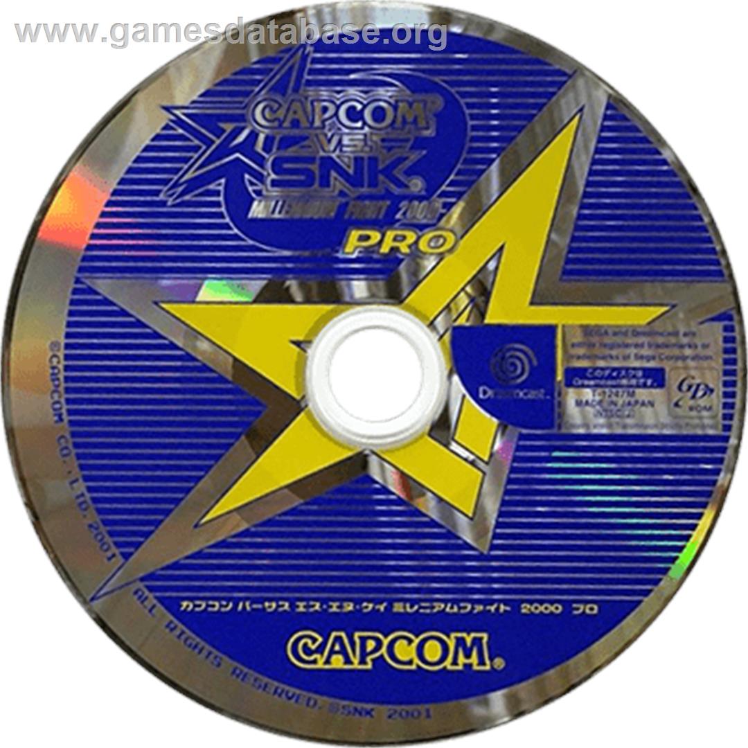 Capcom vs SNK Millennium Fight 2000 Pro - Sega Dreamcast - Artwork - Disc