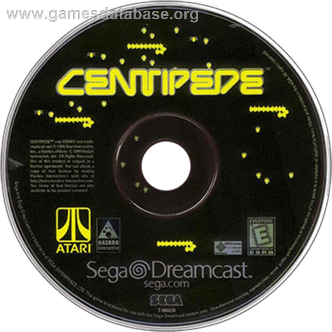 Centipede - Sega Dreamcast - Artwork - Disc