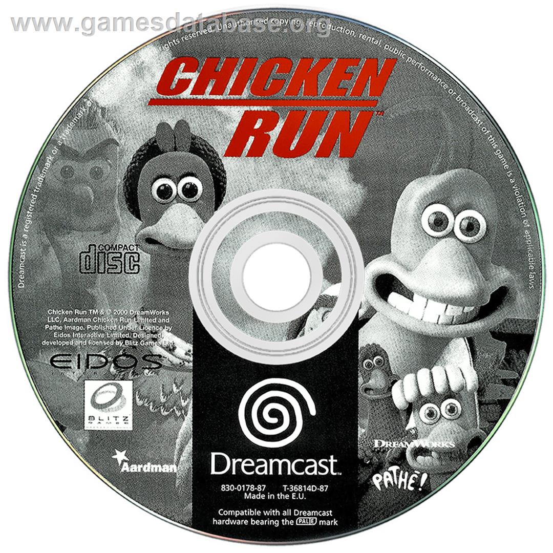 Chicken Run - Sega Dreamcast - Artwork - Disc