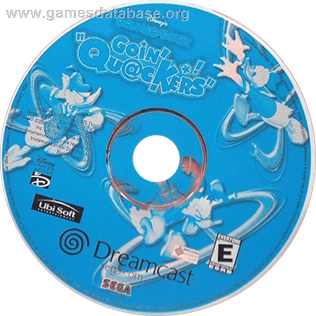 Donald Duck: Goin' Quackers - Sega Dreamcast - Artwork - Disc