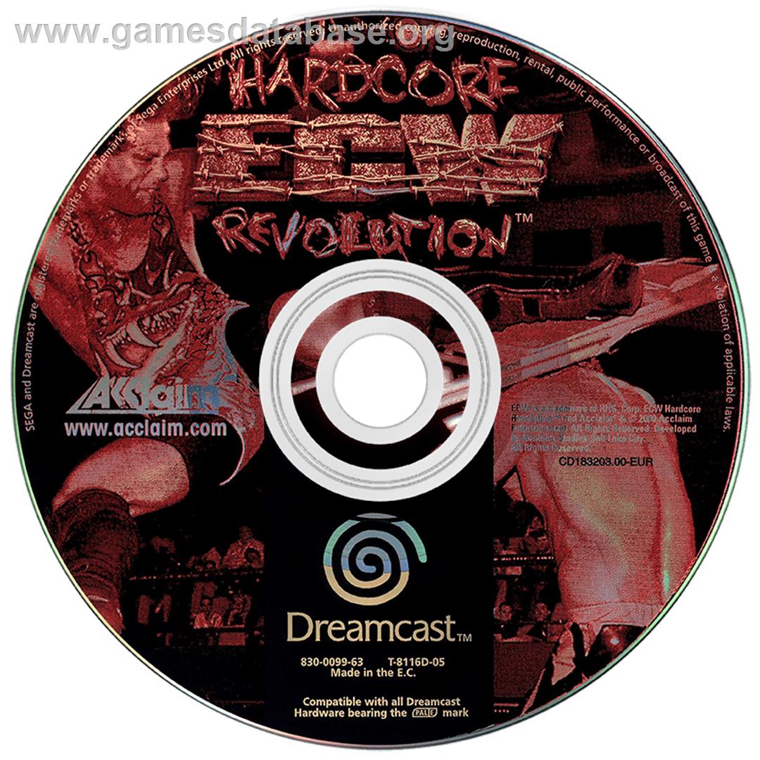 ECW Hardcore Revolution - Sega Dreamcast - Artwork - Disc
