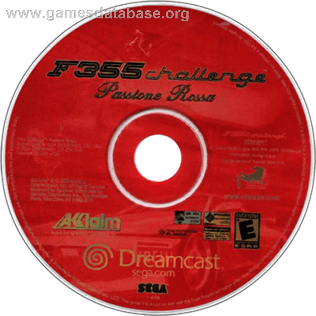 F355 Challenge - Sega Dreamcast - Artwork - Disc