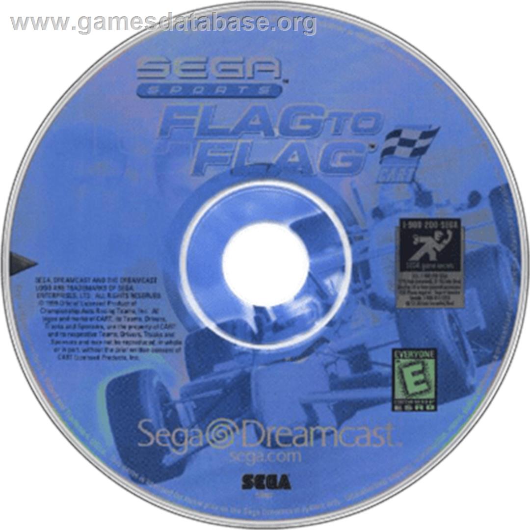 Flag to Flag - Sega Dreamcast - Artwork - Disc