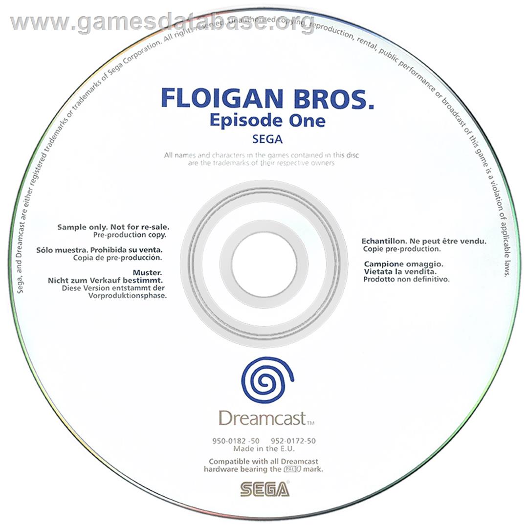 Floigan Brothers: Episode 1 - Sega Dreamcast - Artwork - Disc