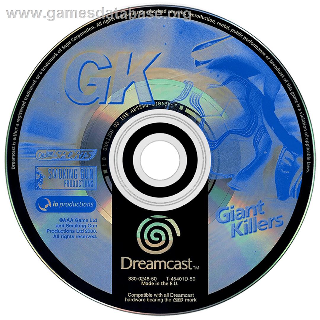 Giant Killers - Sega Dreamcast - Artwork - Disc