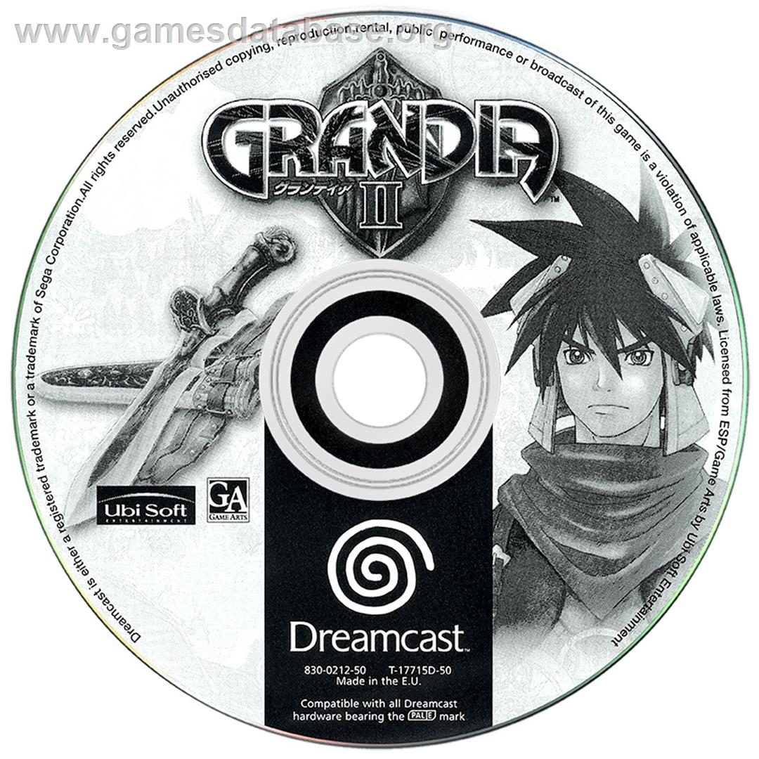 Grandia 2 - Sega Dreamcast - Artwork - Disc