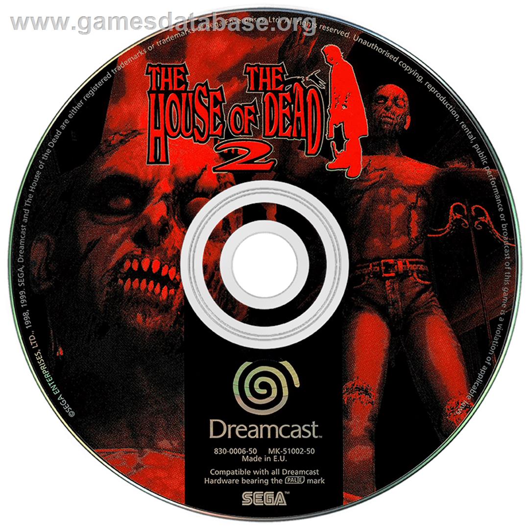 House of the Dead 2 - Sega Dreamcast - Artwork - Disc