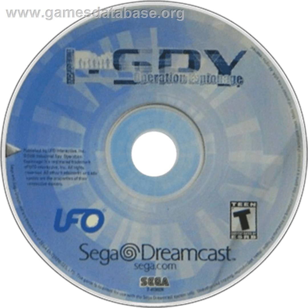Industrial Spy: Operation Espionage - Sega Dreamcast - Artwork - Disc