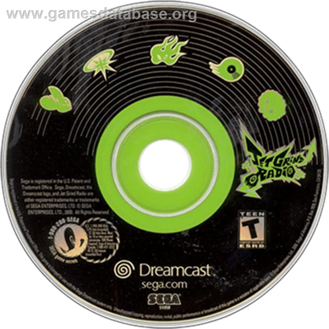 Jet Grind Radio - Sega Dreamcast - Artwork - Disc