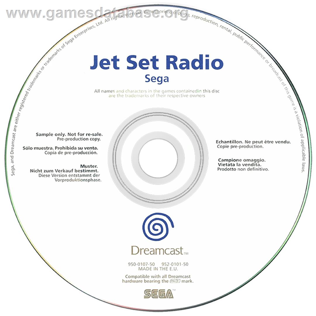 Jet Set Radio - Sega Dreamcast - Artwork - Disc