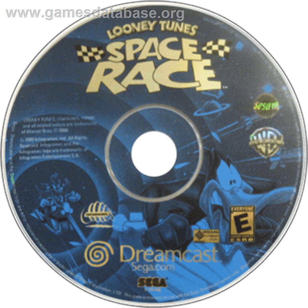 Looney Tunes Space Race - Sega Dreamcast - Artwork - Disc
