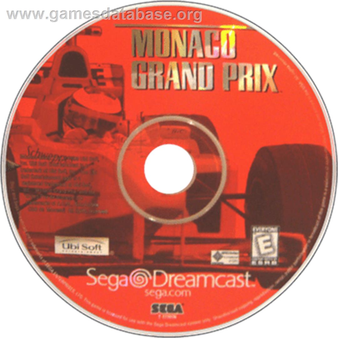 Monaco Grand Prix - Sega Dreamcast - Artwork - Disc