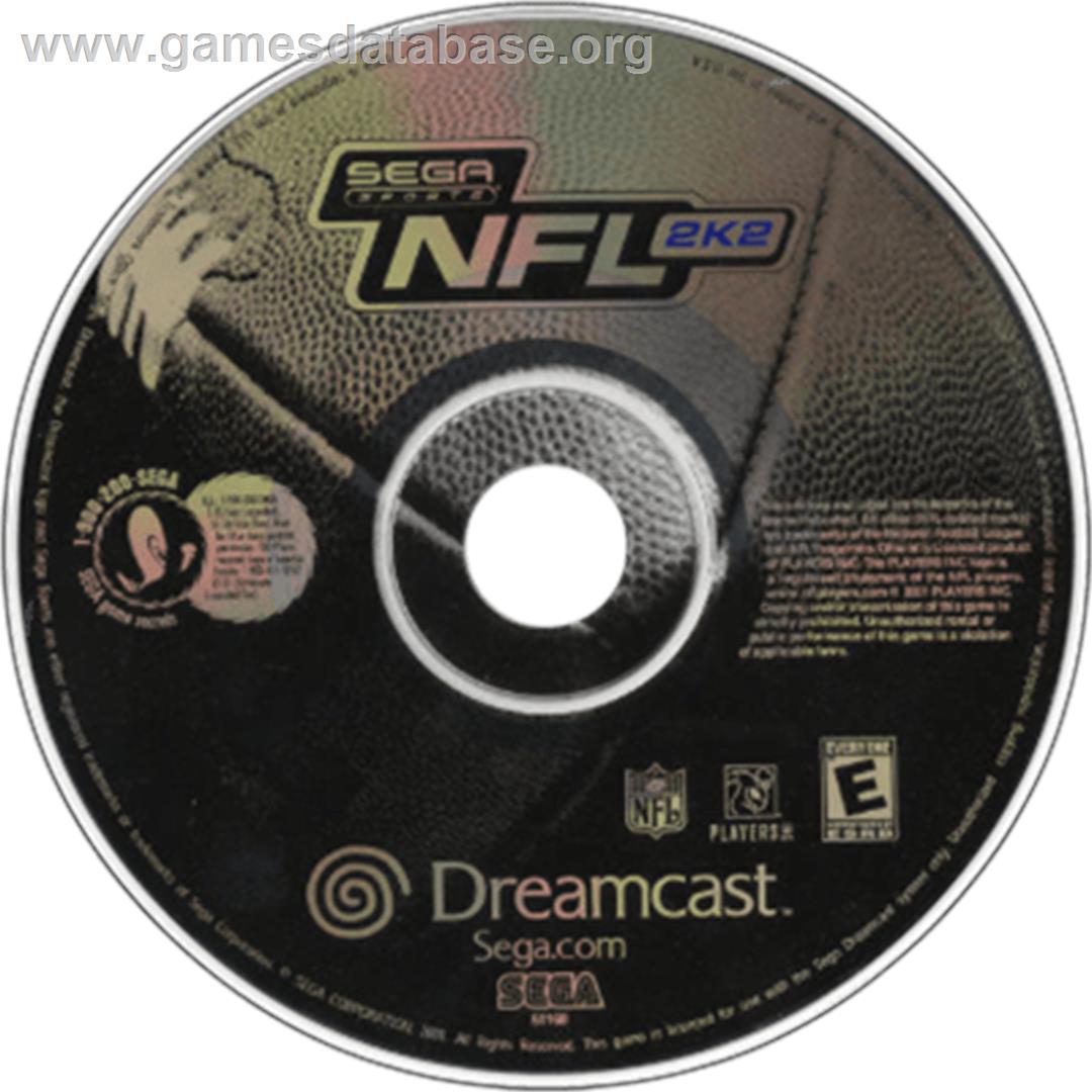 NFL 2K2 - Sega Dreamcast - Artwork - Disc