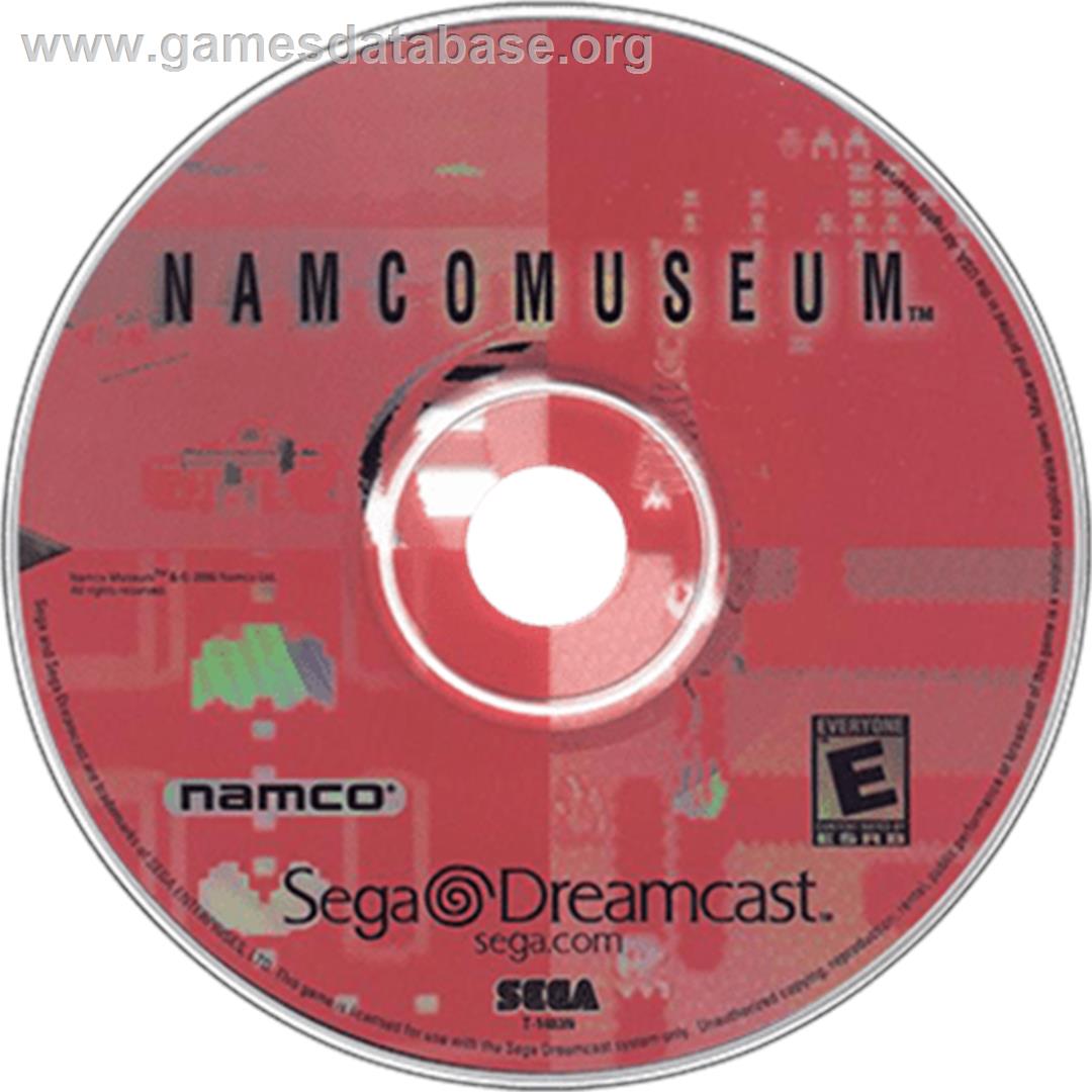Namco Museum - Sega Dreamcast - Artwork - Disc