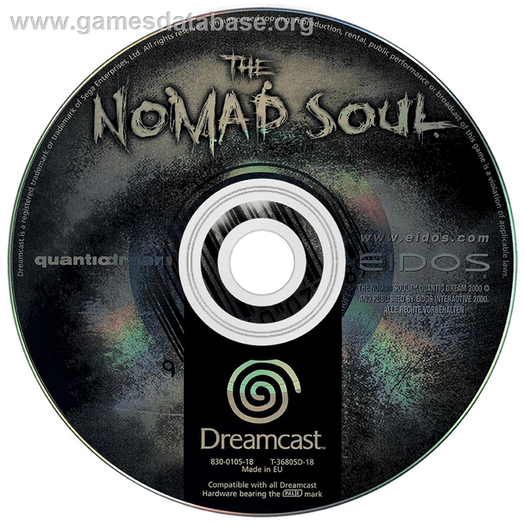 Omikron: The Nomad Soul - Sega Dreamcast - Artwork - Disc