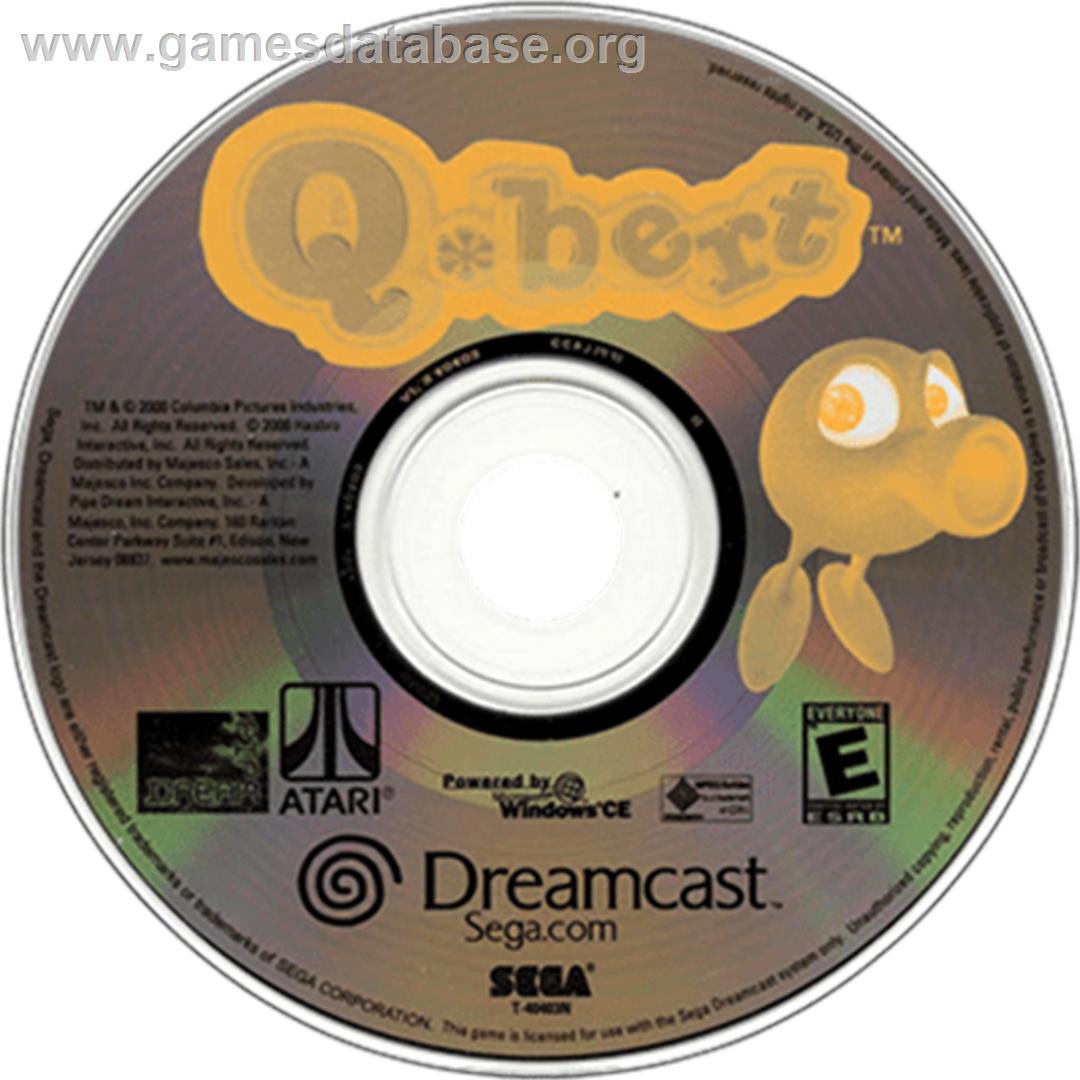 Q*bert - Sega Dreamcast - Artwork - Disc