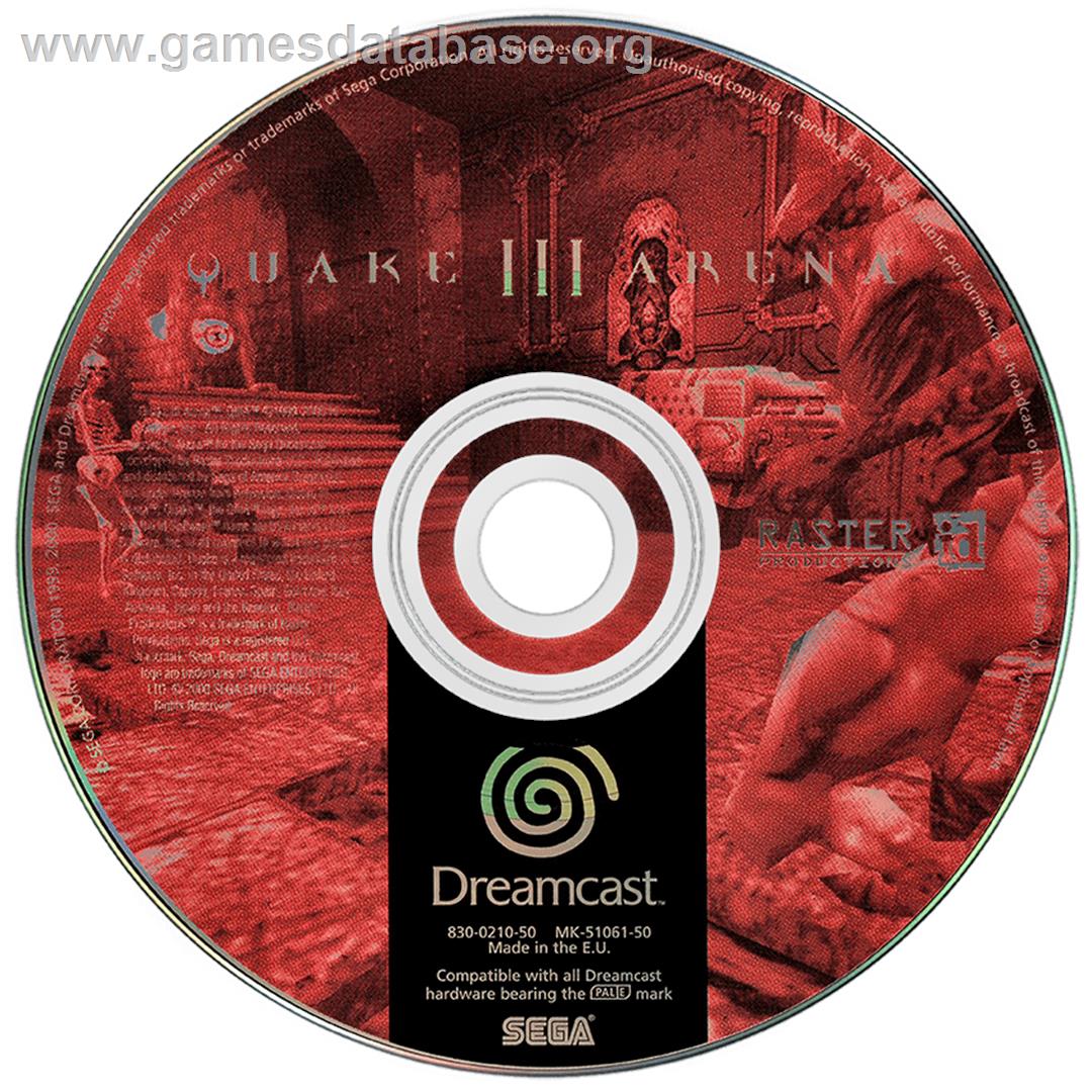 Quake III: Arena - Sega Dreamcast - Artwork - Disc