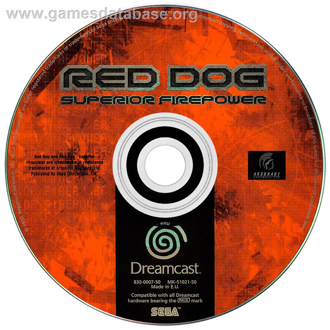 Red Dog: Superior Firepower - Sega Dreamcast - Artwork - Disc