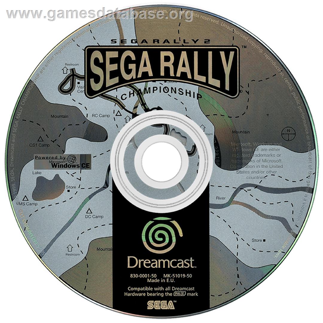 Sega Rally 2 Championship - Sega Dreamcast - Artwork - Disc