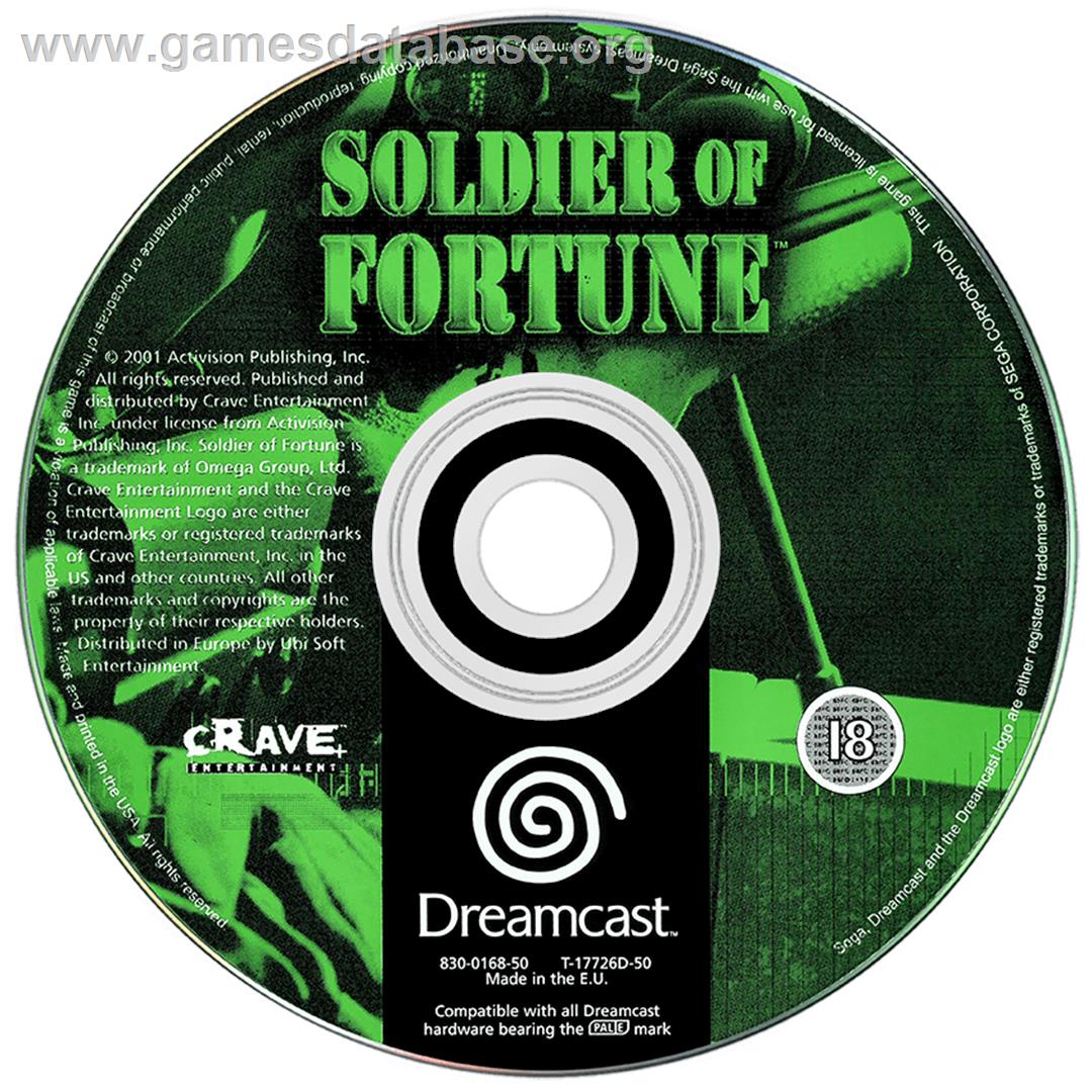 Soldier of Fortune - Sega Dreamcast - Artwork - Disc