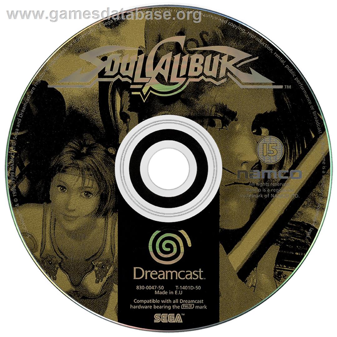 Soul Calibur - Sega Dreamcast - Artwork - Disc