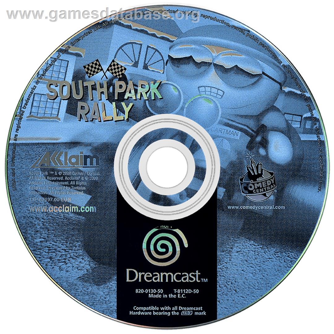 South Park Rally - Sega Dreamcast - Artwork - Disc