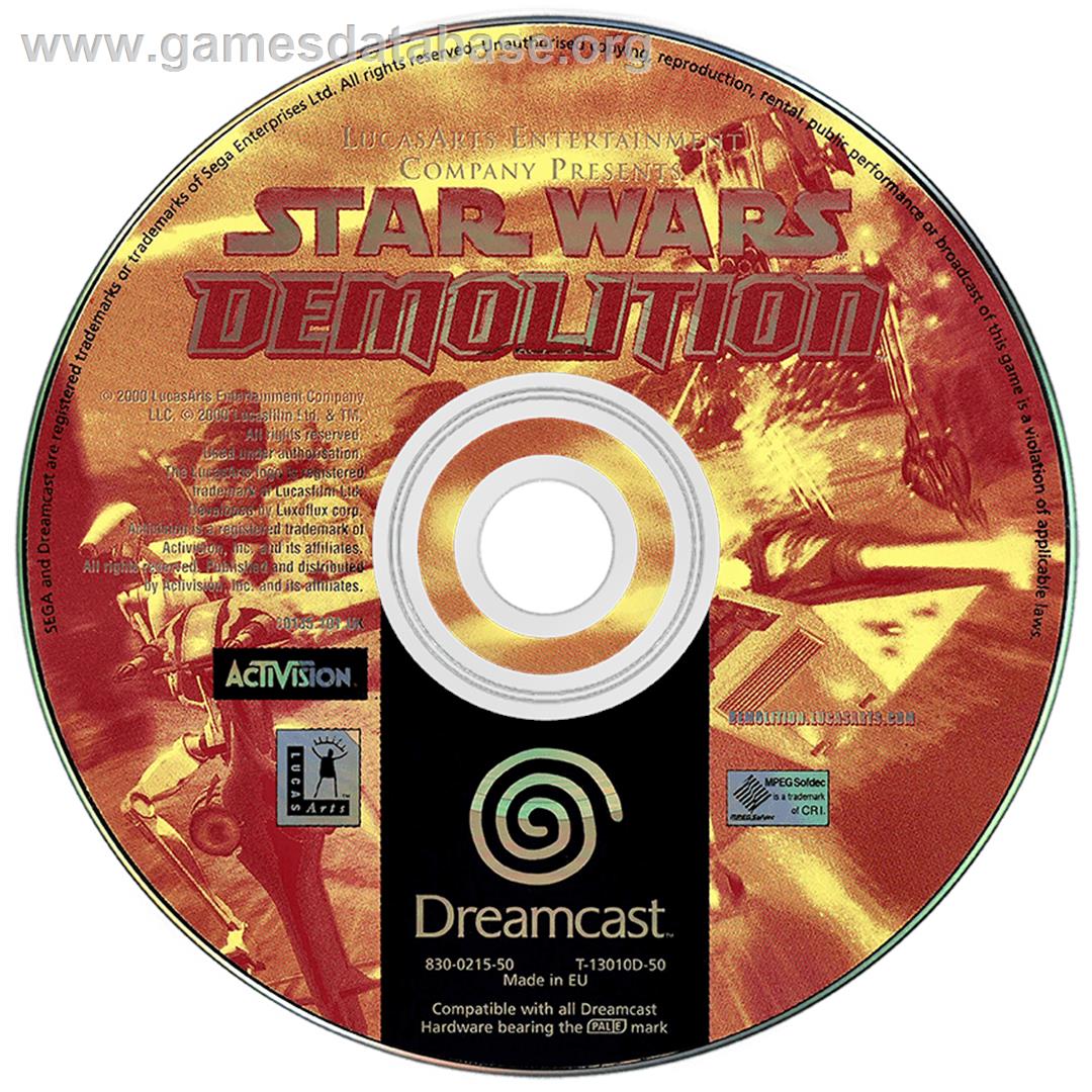 Star Wars: Demolition - Sega Dreamcast - Artwork - Disc