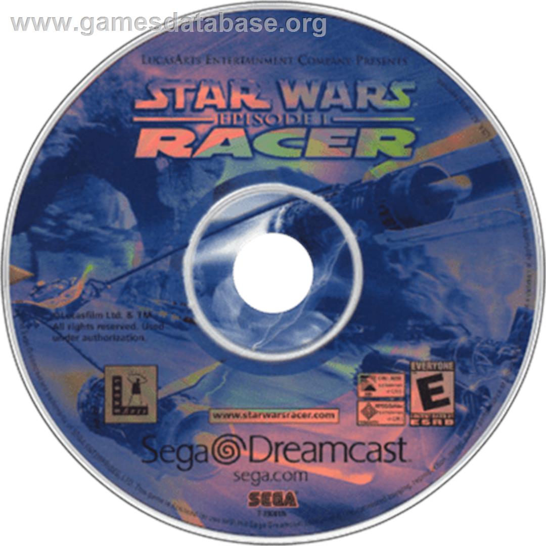 Star Wars: Episode I - Racer - Sega Dreamcast - Artwork - Disc