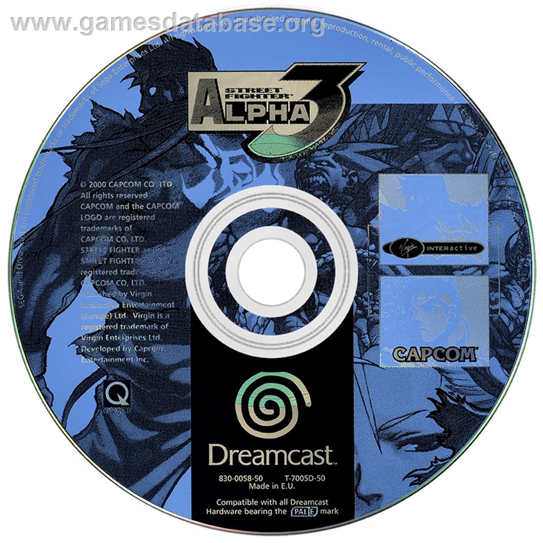 Street Fighter Alpha 3 - Sega Dreamcast - Artwork - Disc