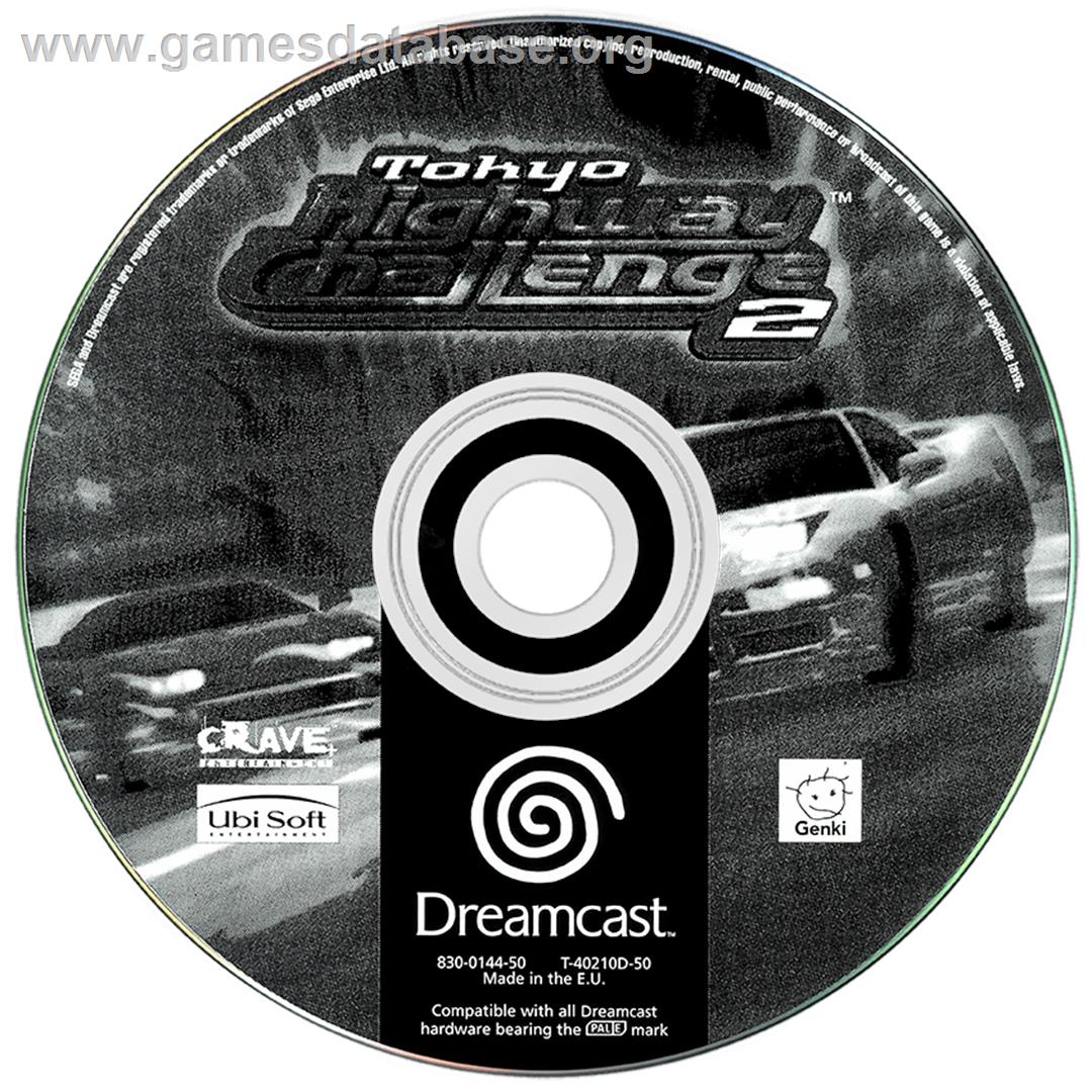 Tokyo Highway Challenge 2 - Sega Dreamcast - Artwork - Disc