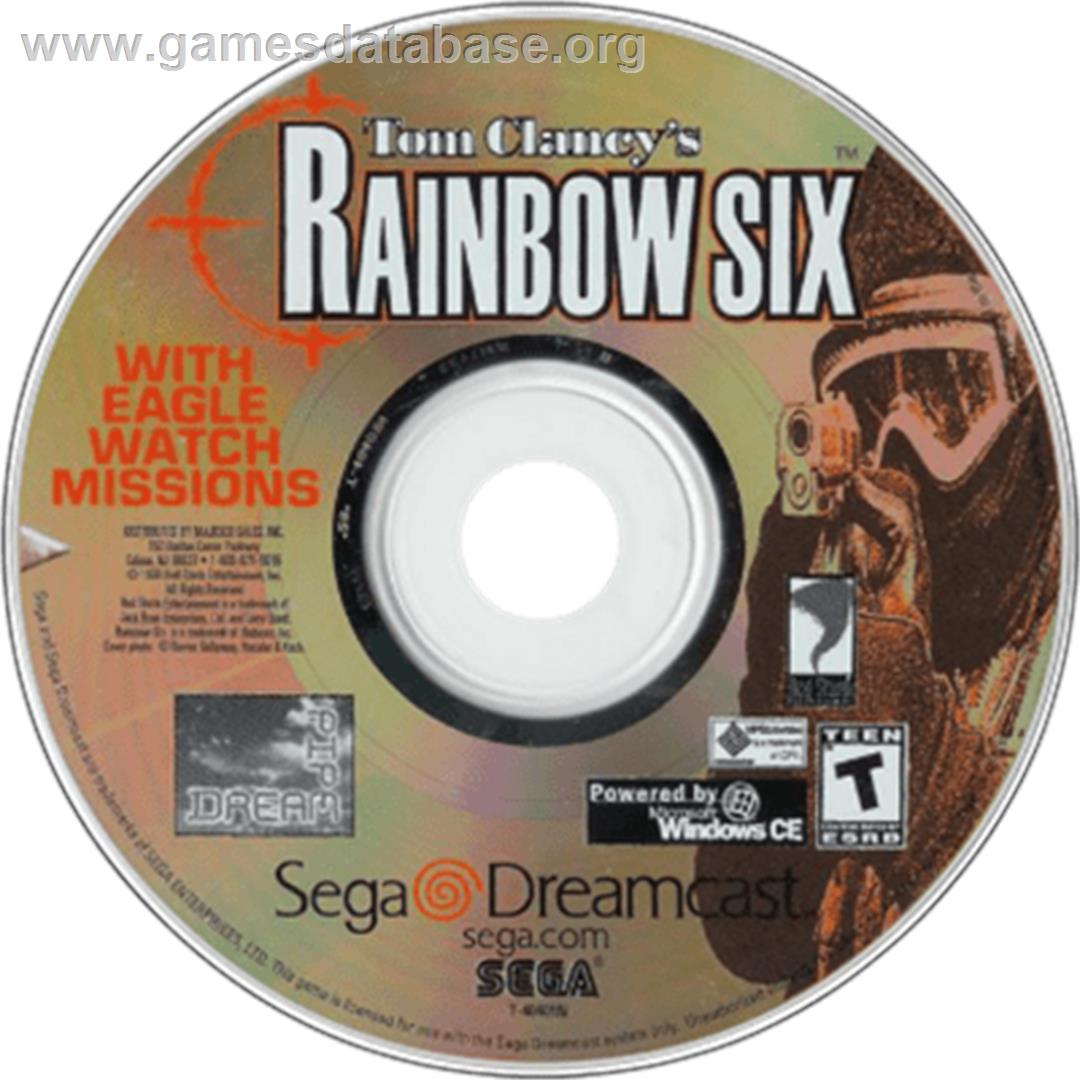 Tom Clancy's Rainbow Six - Sega Dreamcast - Artwork - Disc