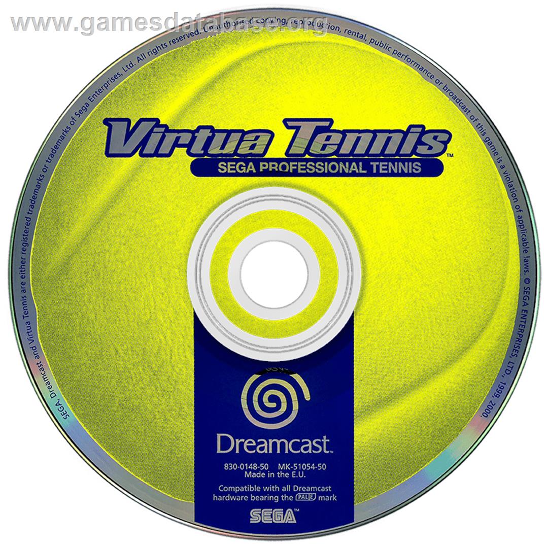 Virtua Tennis - Sega Dreamcast - Artwork - Disc