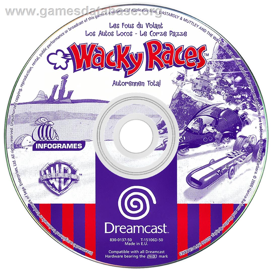 Wacky Races - Sega Dreamcast - Artwork - Disc