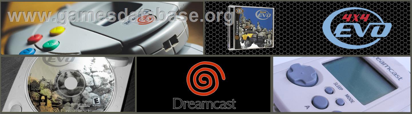 4x4 Evolution - Sega Dreamcast - Artwork - Marquee