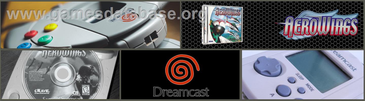 Aerowings - Sega Dreamcast - Artwork - Marquee