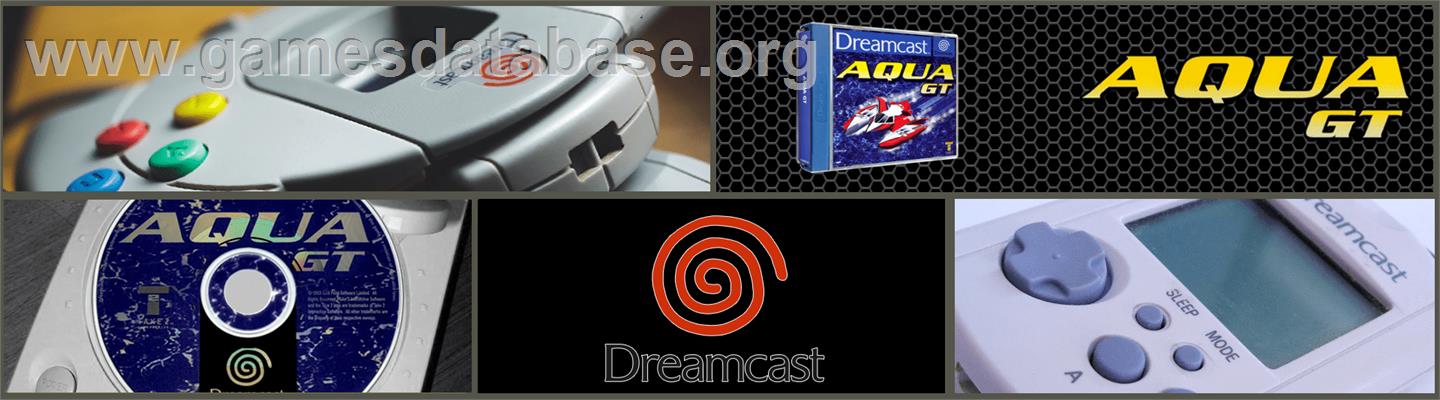 Aqua GT - Sega Dreamcast - Artwork - Marquee