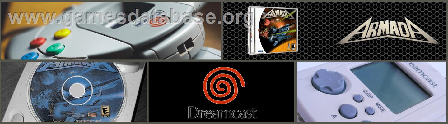 Armada - Sega Dreamcast - Artwork - Marquee