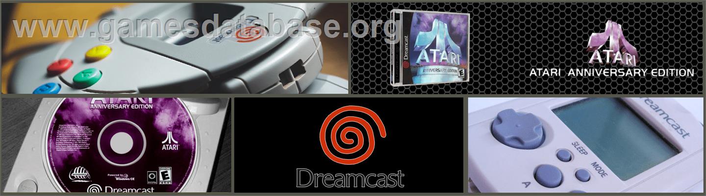 Atari Anniversary Edition - Sega Dreamcast - Artwork - Marquee